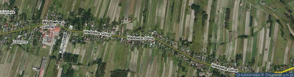 Zdjęcie satelitarne Wadowice Górne ul.